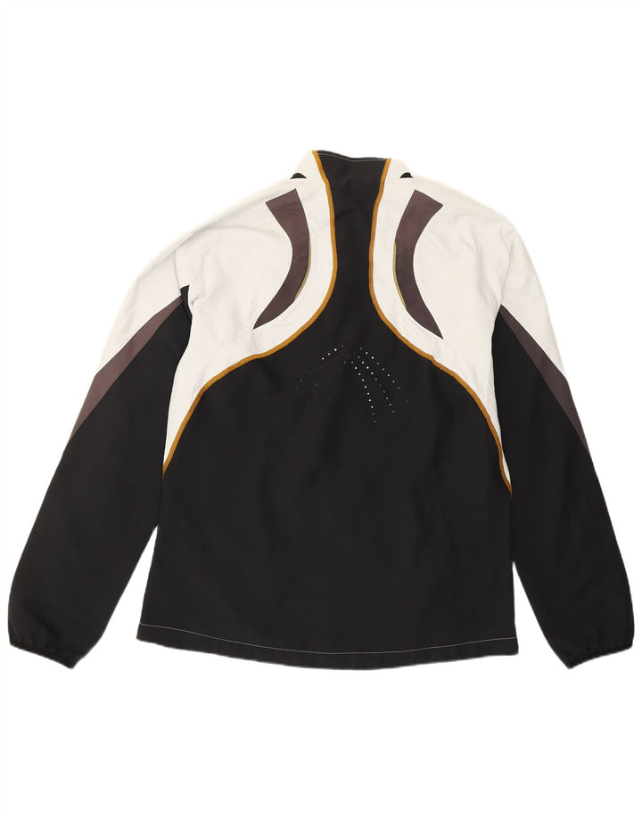 Мужская спортивная куртка ASICS, большая белая полиэстер с цветными блоками