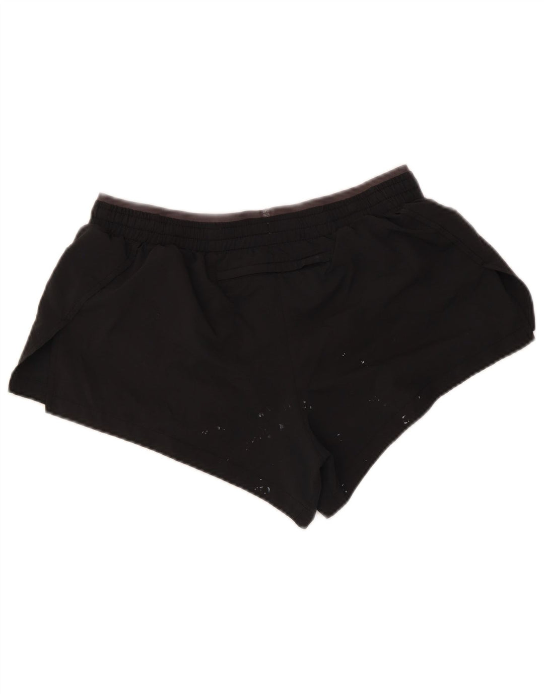 NIKE Womens Dri Fit Sport Shorts UK 14 Medium  Black Polyester