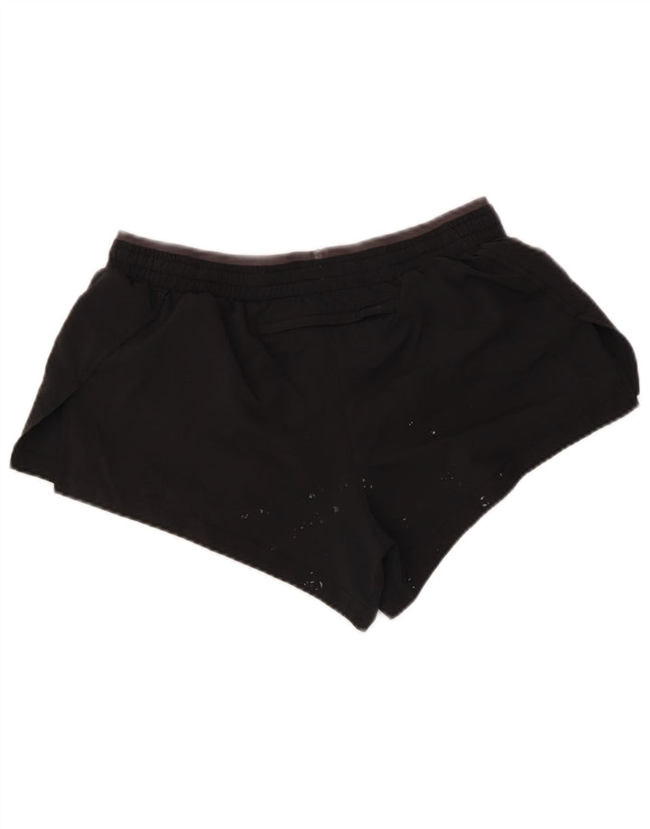 NIKE Womens Dri Fit Sport Shorts UK 14 Medium  Black Polyester