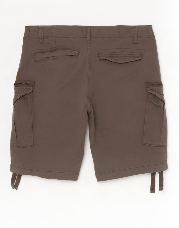 Мужские шорты карго Jack & Jones Comfort Fit, маленькие, серые, хлопковые, W29