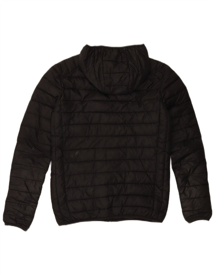 ELLESSE Мужская утепленная куртка с капюшоном UK 34 XS Черный Полиэстер