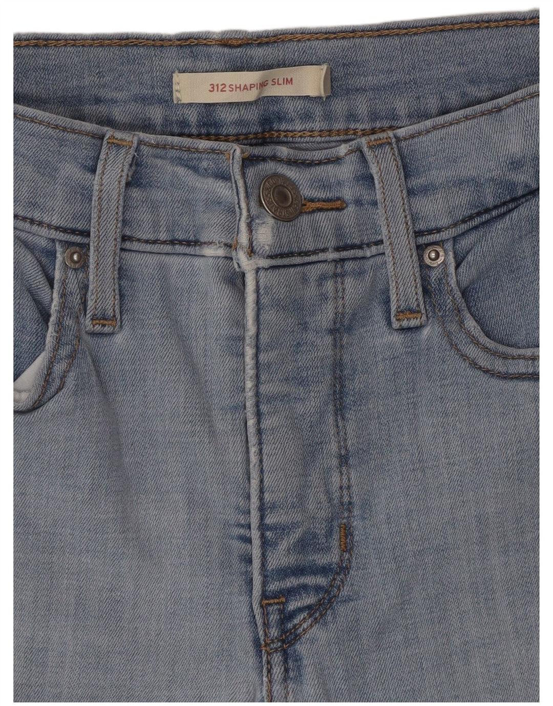 Женские джинсы Levi's 312 Shaping Slim W27 L30, синий хлопок