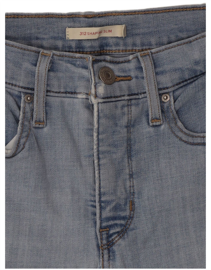 Женские джинсы Levi's 312 Shaping Slim W27 L30, синий хлопок