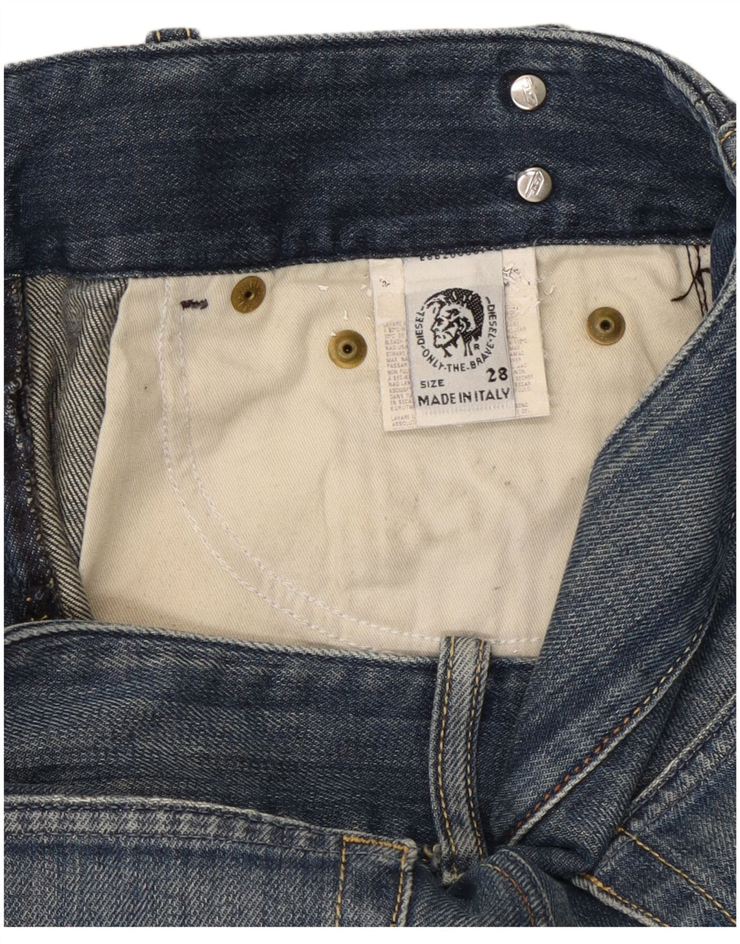 Женские джинсы Bootcut Diesel W28 L31 синие, хлопок