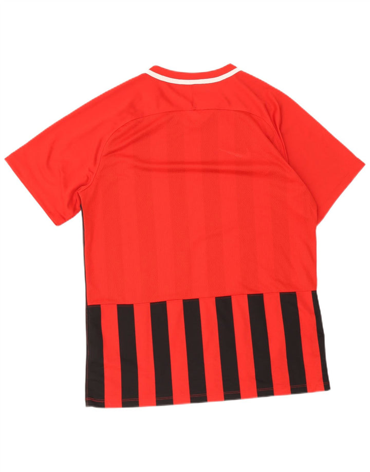 Мужская футболка Nike Dri Fit из полиэстера в большую красную полоску