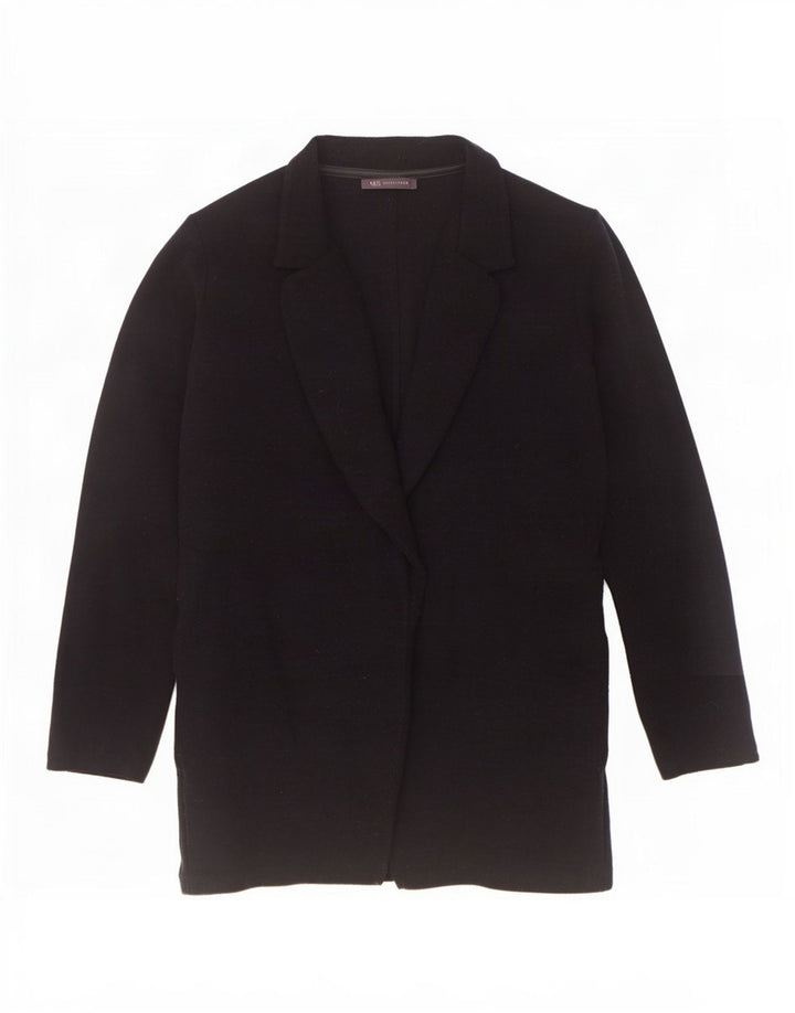 Женское открытое пальто Marks & Spencer UK 18 XL, темно-синий полиэстер