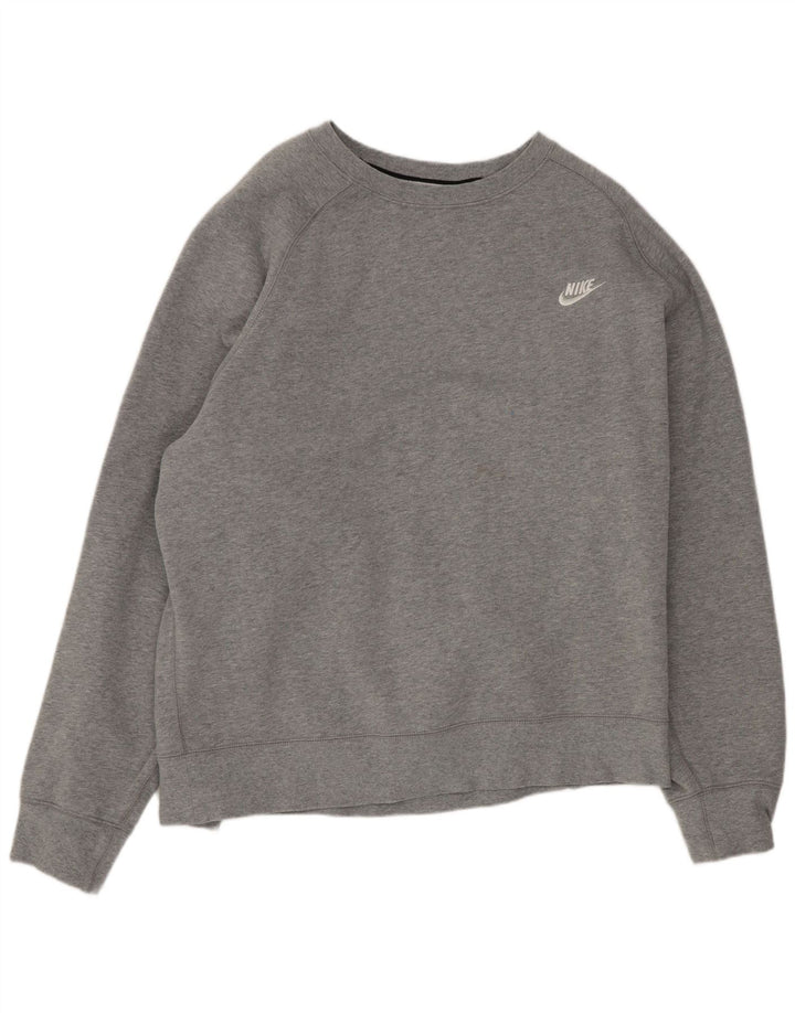 Мужской свитер Nike 2XL, серый хлопок