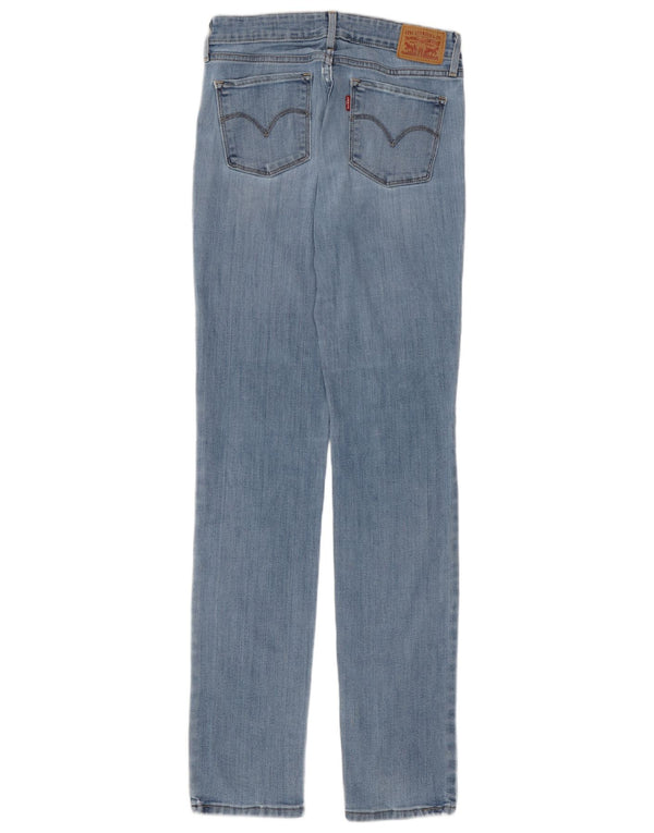 Levi's Womens 712 Slim Jeans W27 L34 Blue Cotton