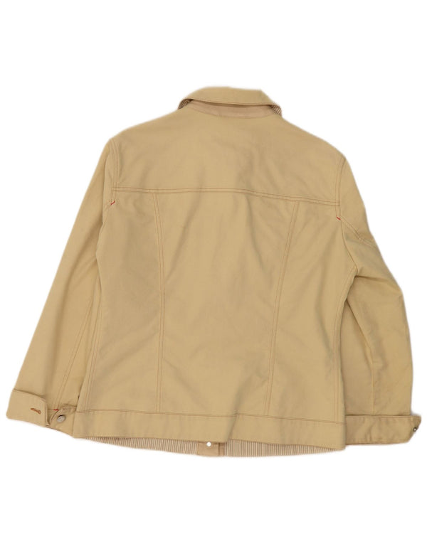 Женская джинсовая куртка PAUL & SHARK для яхтинга UK 16, большой желтый хлопок