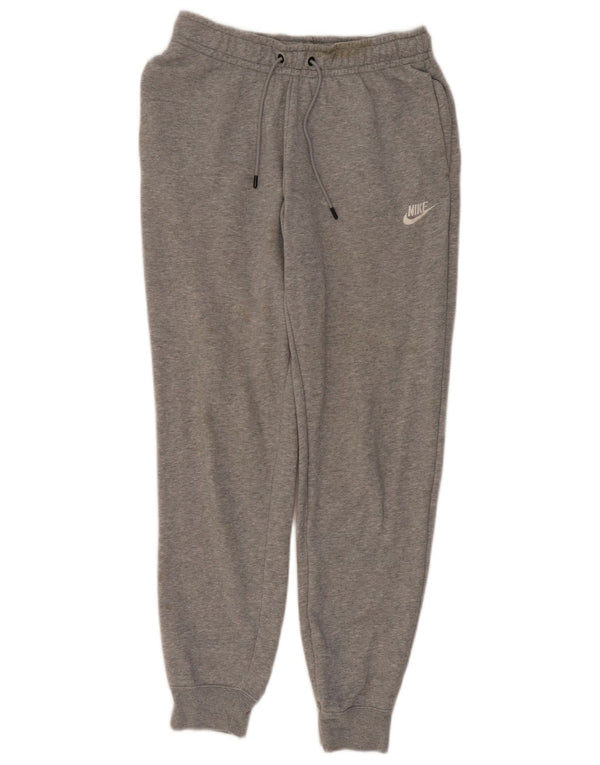 Nike Mens Tracksuit Trousers Joggers Small  Grey Cotton