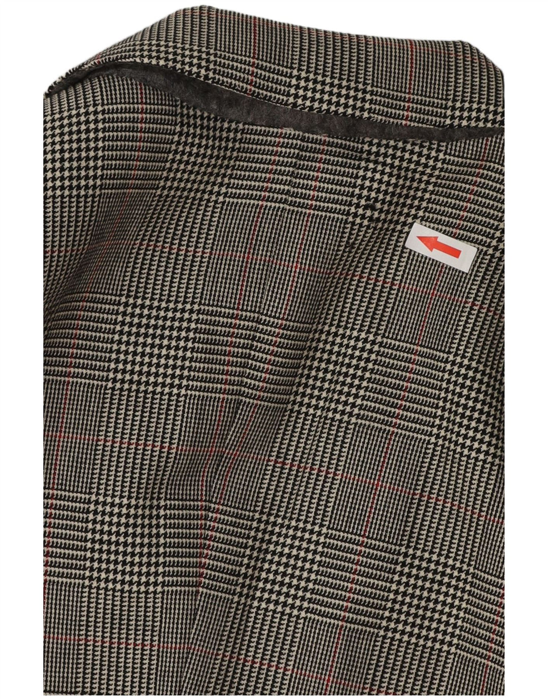 ВИНТАЖНЫЙ мужской пиджак на 3 пуговицах, Великобритания 38, средний серый с узором «гусиные лапки»