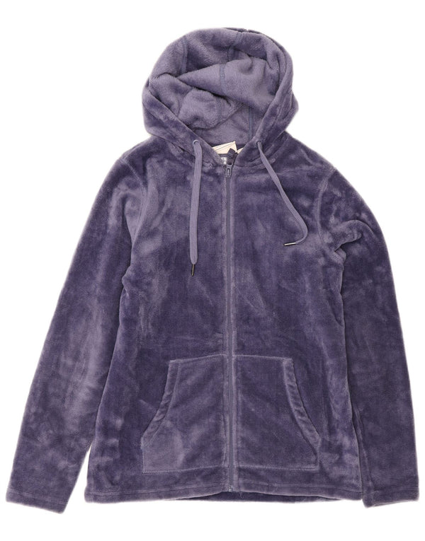 Женская флисовая куртка с капюшоном Mountain Warehouse UK 8, маленький фиолетовый полиэстер