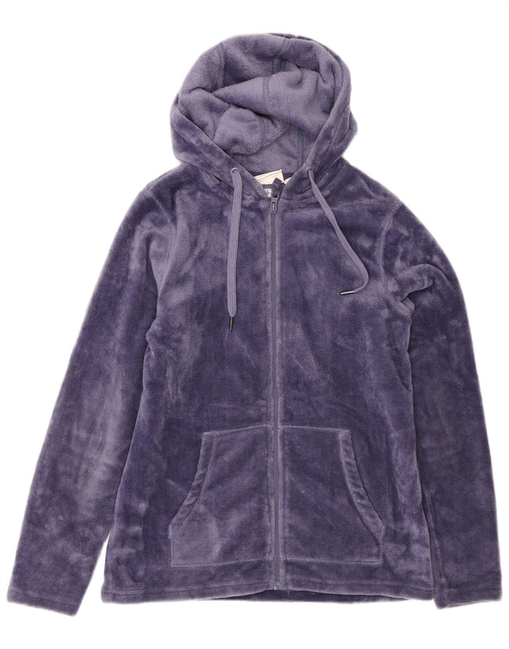 Женская флисовая куртка с капюшоном Mountain Warehouse UK 8, маленький фиолетовый полиэстер