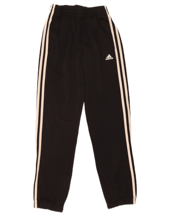 Спортивный костюм Adidas для мальчиков, брюки для бега, 9–10 лет, черный полиэстер