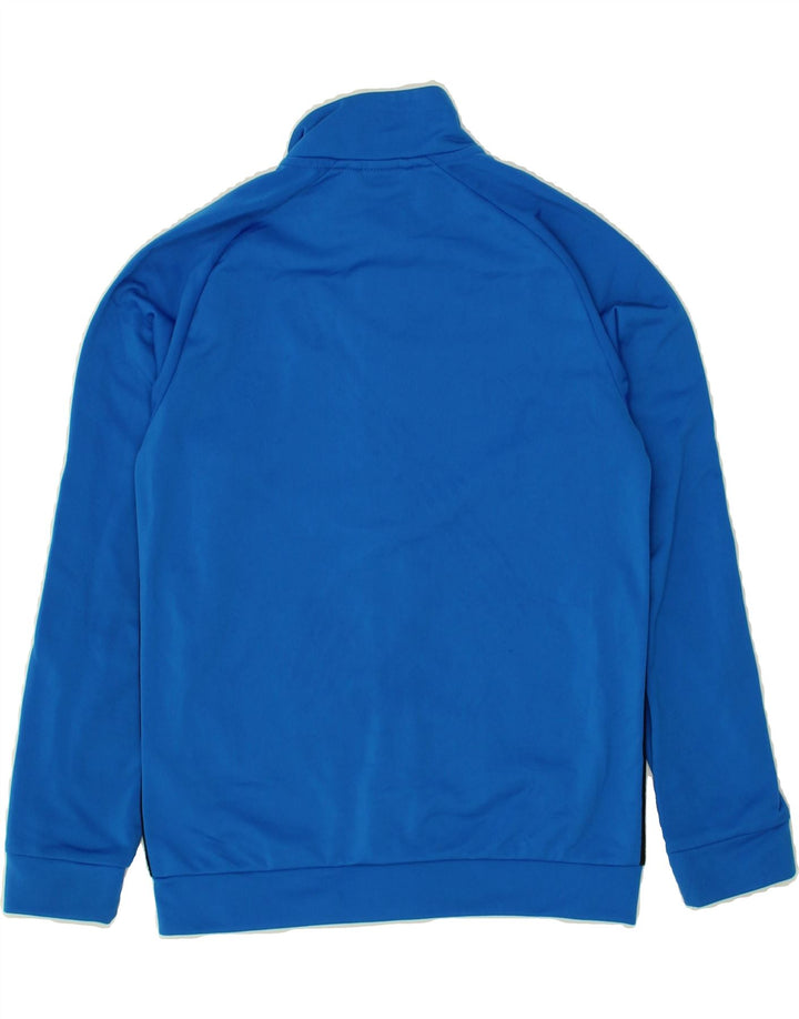 PUMA Boys Graphic Tracksuit Top Jacket 11-12 Years Blue Colourblock Vintage Puma and Second-Hand Puma from Messina Hembry 