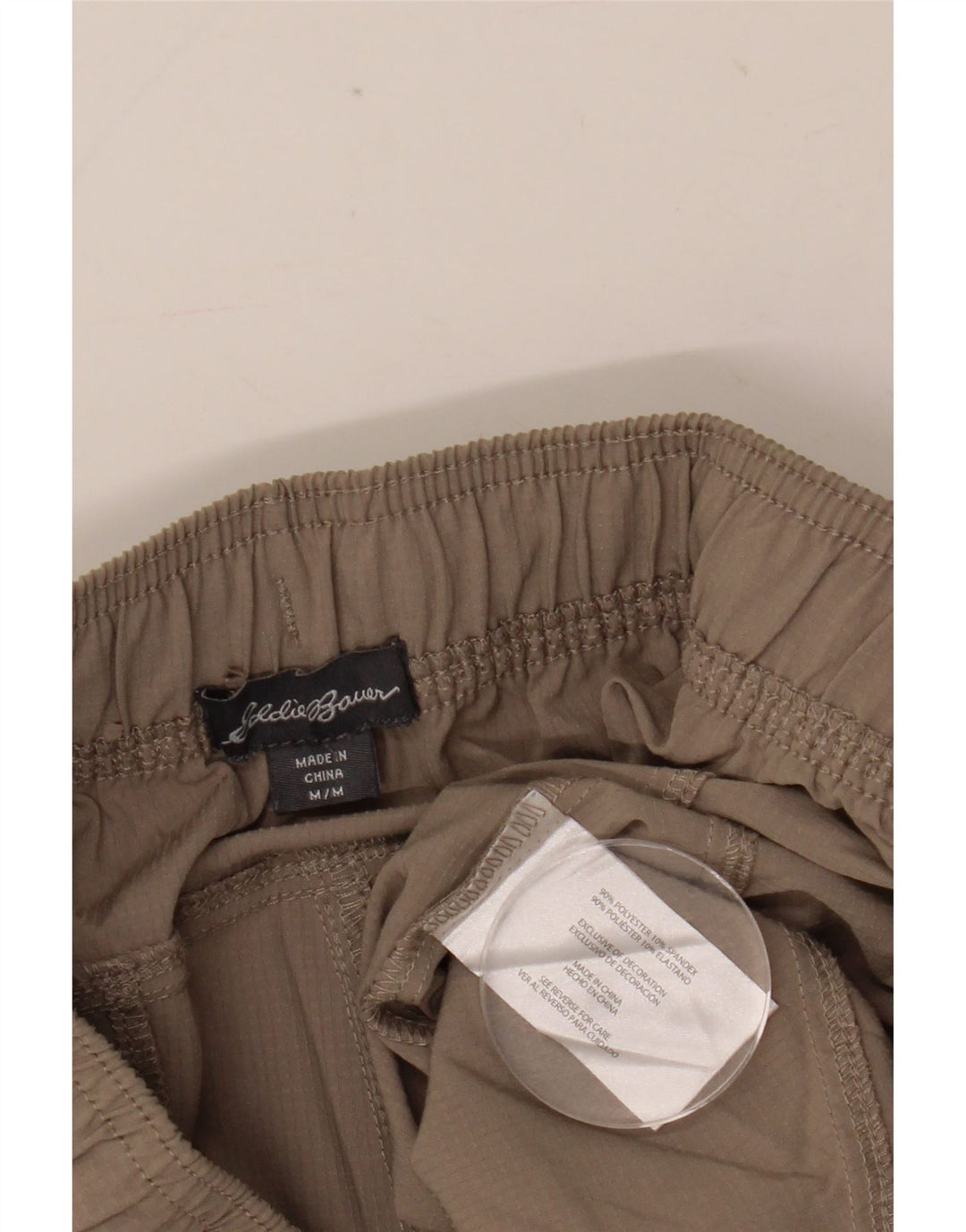 Eddie Bauer Женские зауженные укороченные брюки среднего размера W30 L24 Серый полиэстер