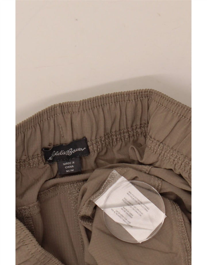 Eddie Bauer Женские зауженные укороченные брюки среднего размера W30 L24 Серый полиэстер