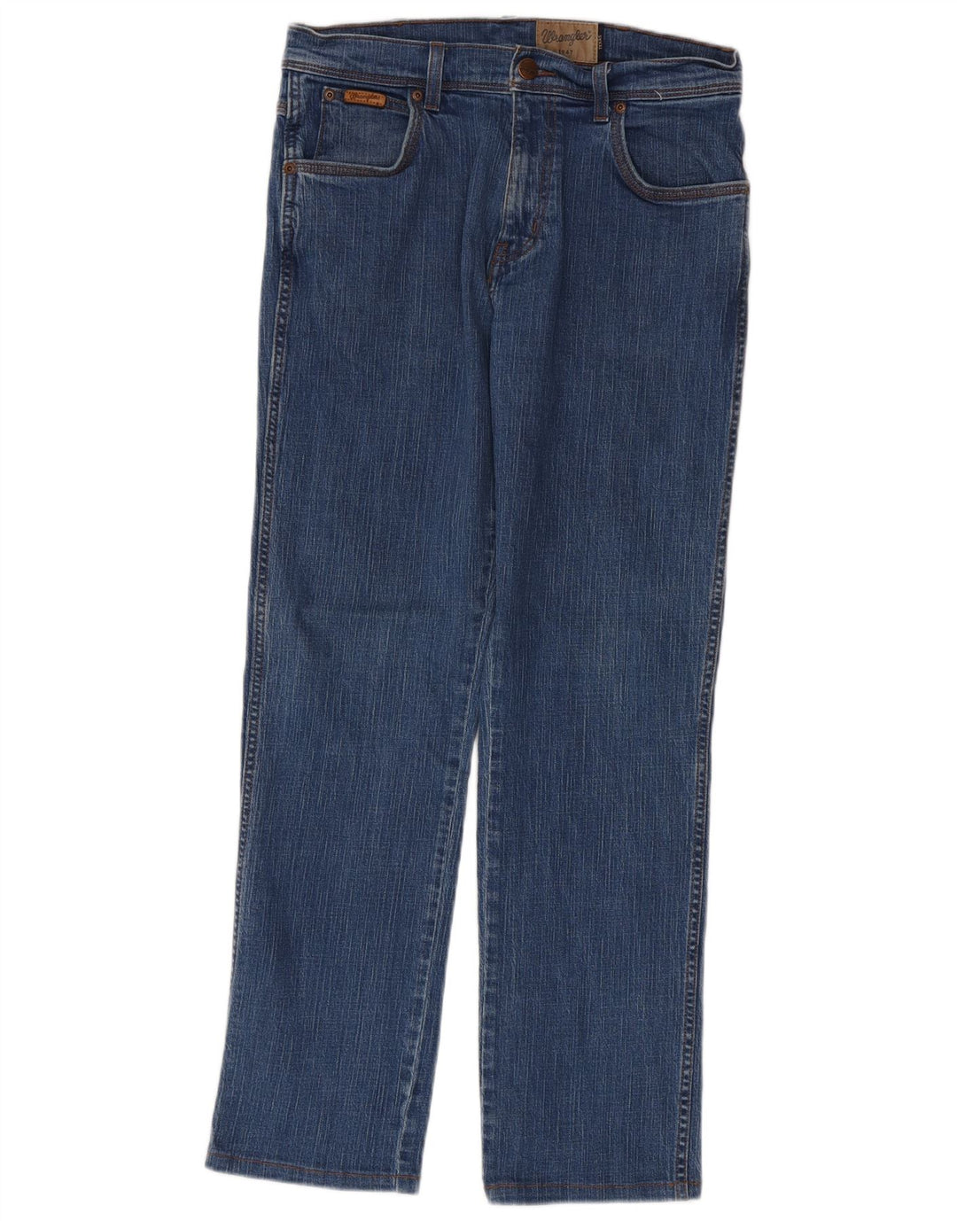 Мужские прямые джинсы Wrangler Texas Stretch W32 L32, синий хлопок