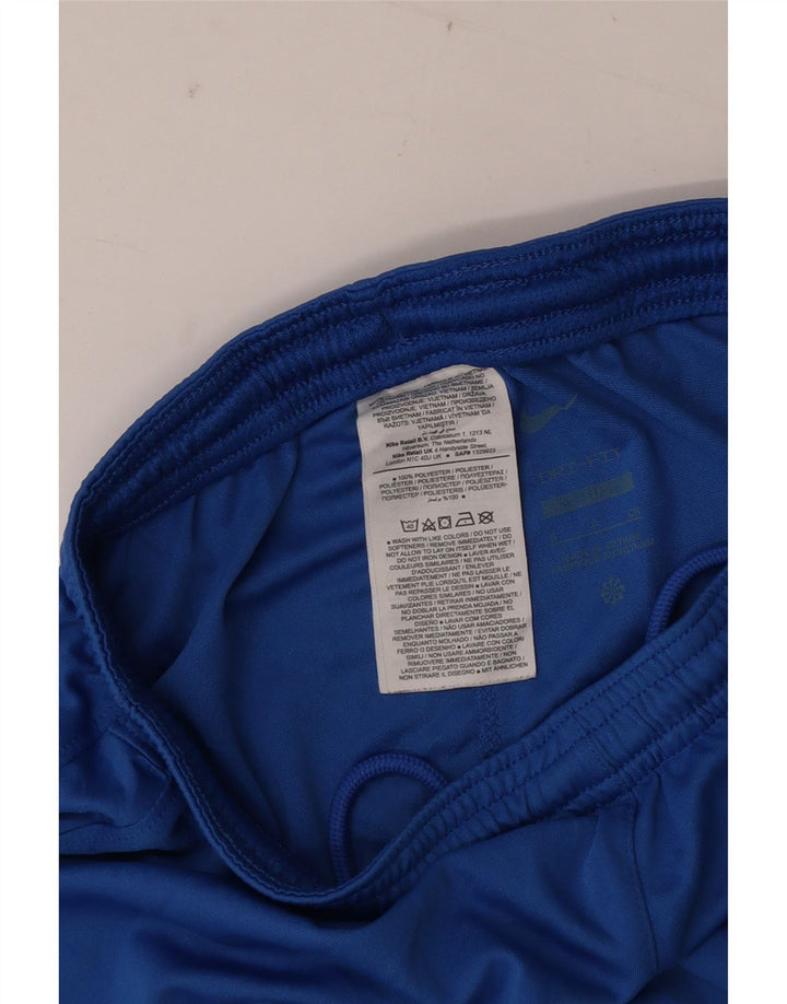Мужские спортивные шорты Nike Dri Fit, маленький синий полиэстер с цветными блоками