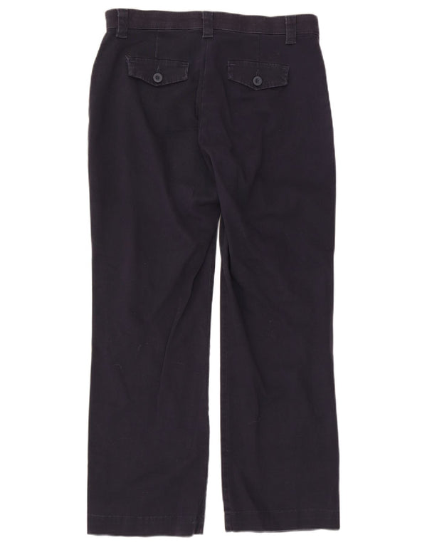 Женские прямые повседневные брюки Lee, США 10, большие W32 L28, темно-синие, хлопковые