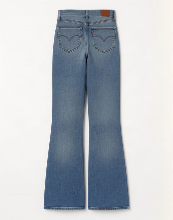 Женские джинсы Levi's 725 Bootcut с высокой посадкой W28 L32, синие, хлопок