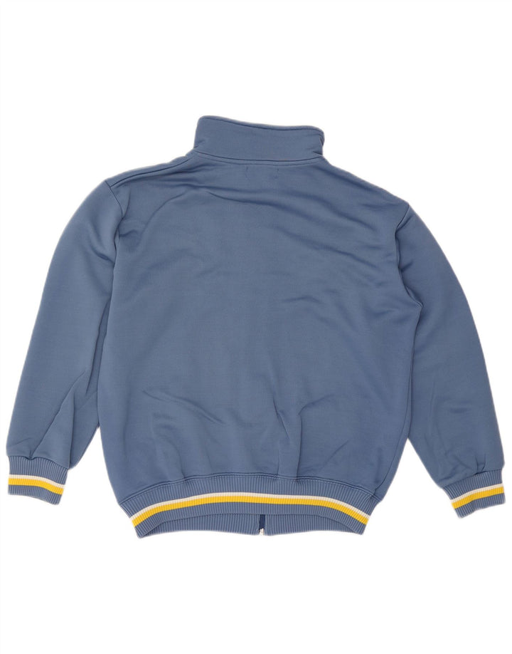 Мужской спортивный костюм Fred Perry, верхняя куртка, хлопок среднего синего цвета с цветными блоками