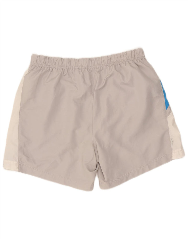 Мужские спортивные шорты Sergio Tacchini XL, серые, полиэстер с цветными блоками
