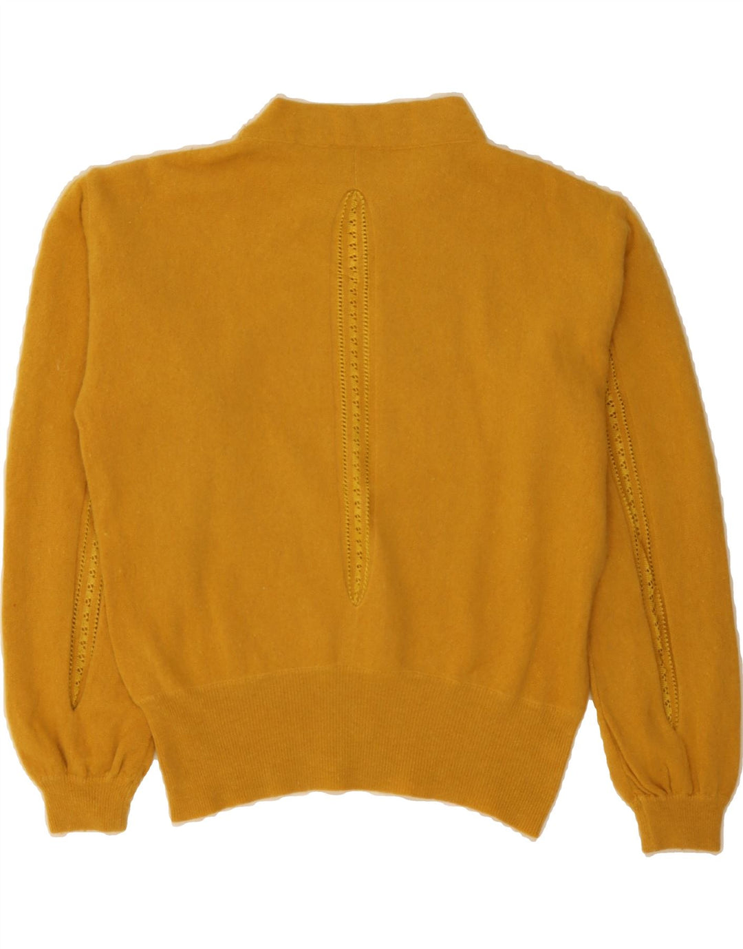 MILAR Womens Turtle Neck Jumper Sweater IT 48 XL Yellow Angora Vintage MILAR and Second-Hand MILAR from Messina Hembry 