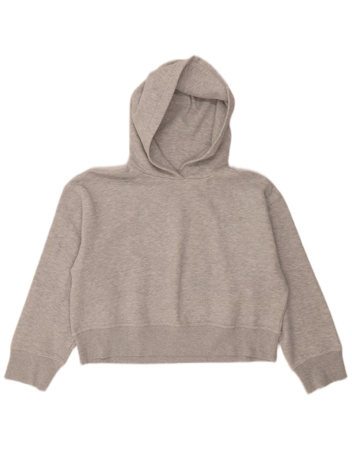 Женский укороченный джемпер с капюшоном Zara UK 14, средний серый