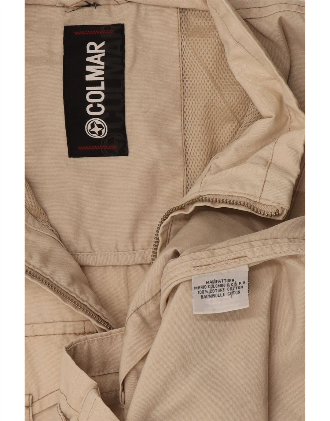 Мужской жилет Colmar UK 42 XL, бежевый хлопок