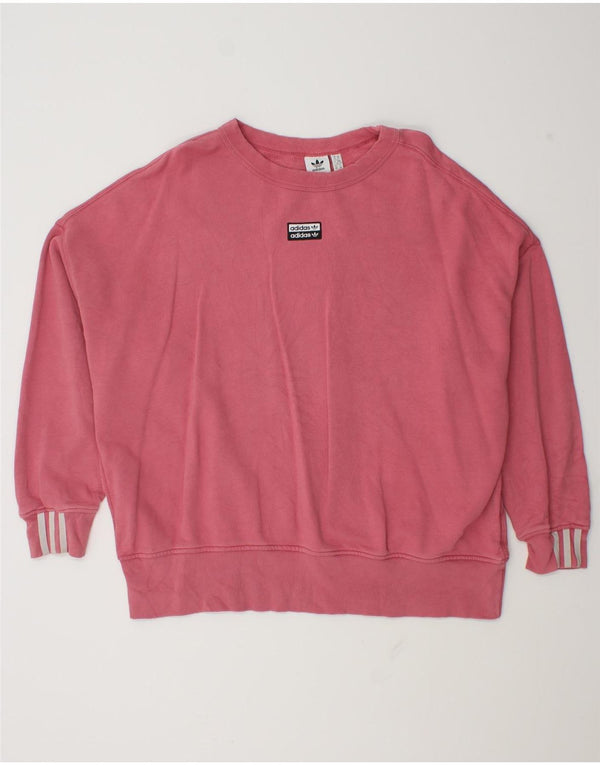 Женский свитер Adidas UK 22 3XL Розовый хлопок