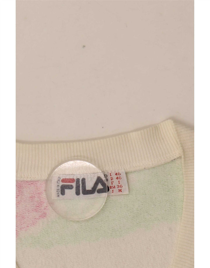 Fila Женский жилет безрукавка IT 46 Большой Белый