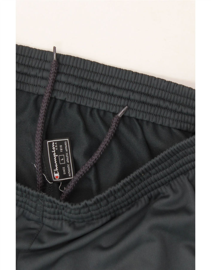 CHAMPION Mens Tracksuit Trousers Large  Grey Polyester Vintage Champion and Second-Hand Champion from Messina Hembry 