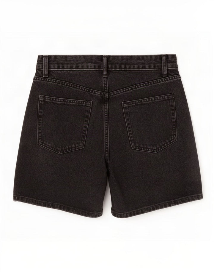 Женские джинсовые шорты Zara EU 38, маленькие W28, черные
