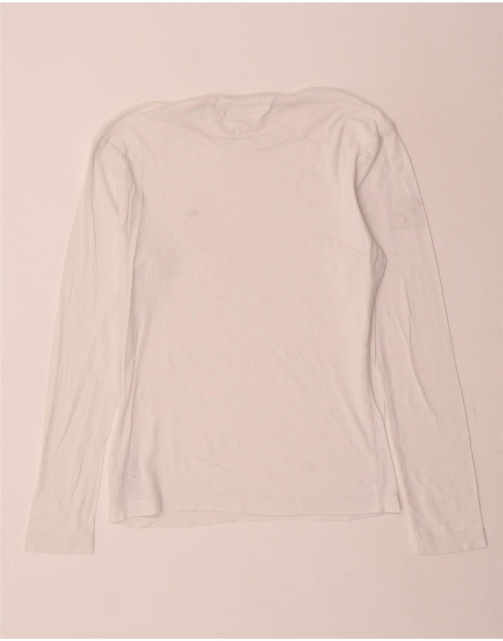 Tommy Hilfiger Мужской топ с длинным рукавом, средний белый хлопок