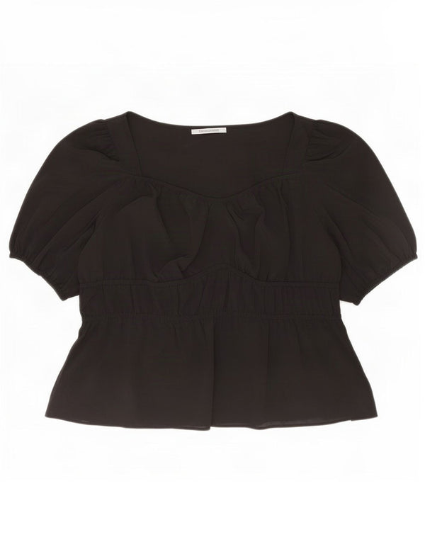 Женская блузка Marks & Spencer UK 22 3XL, черный полиэстер