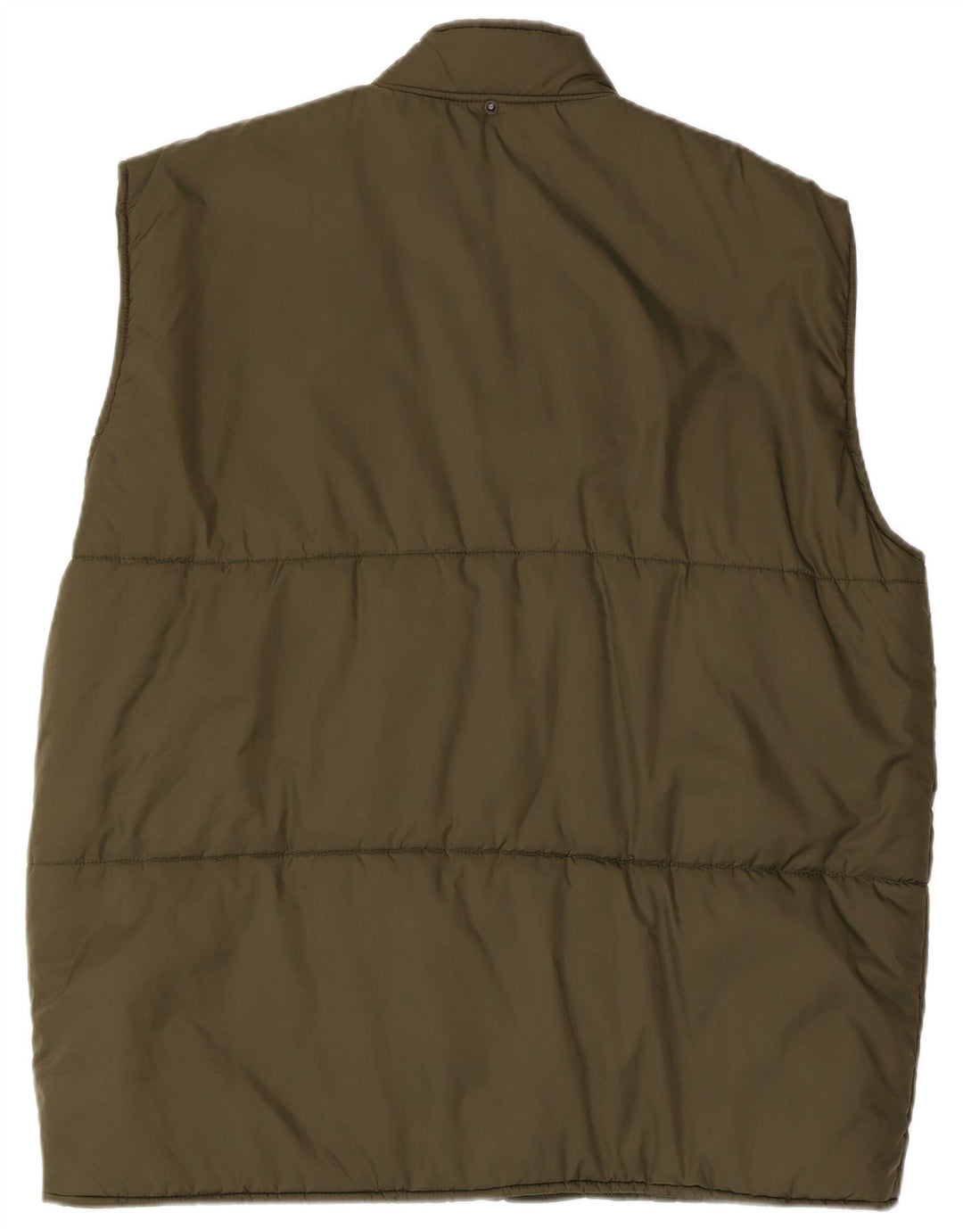 Винтажный мужской жилет UK 42 XL хаки из полиамида