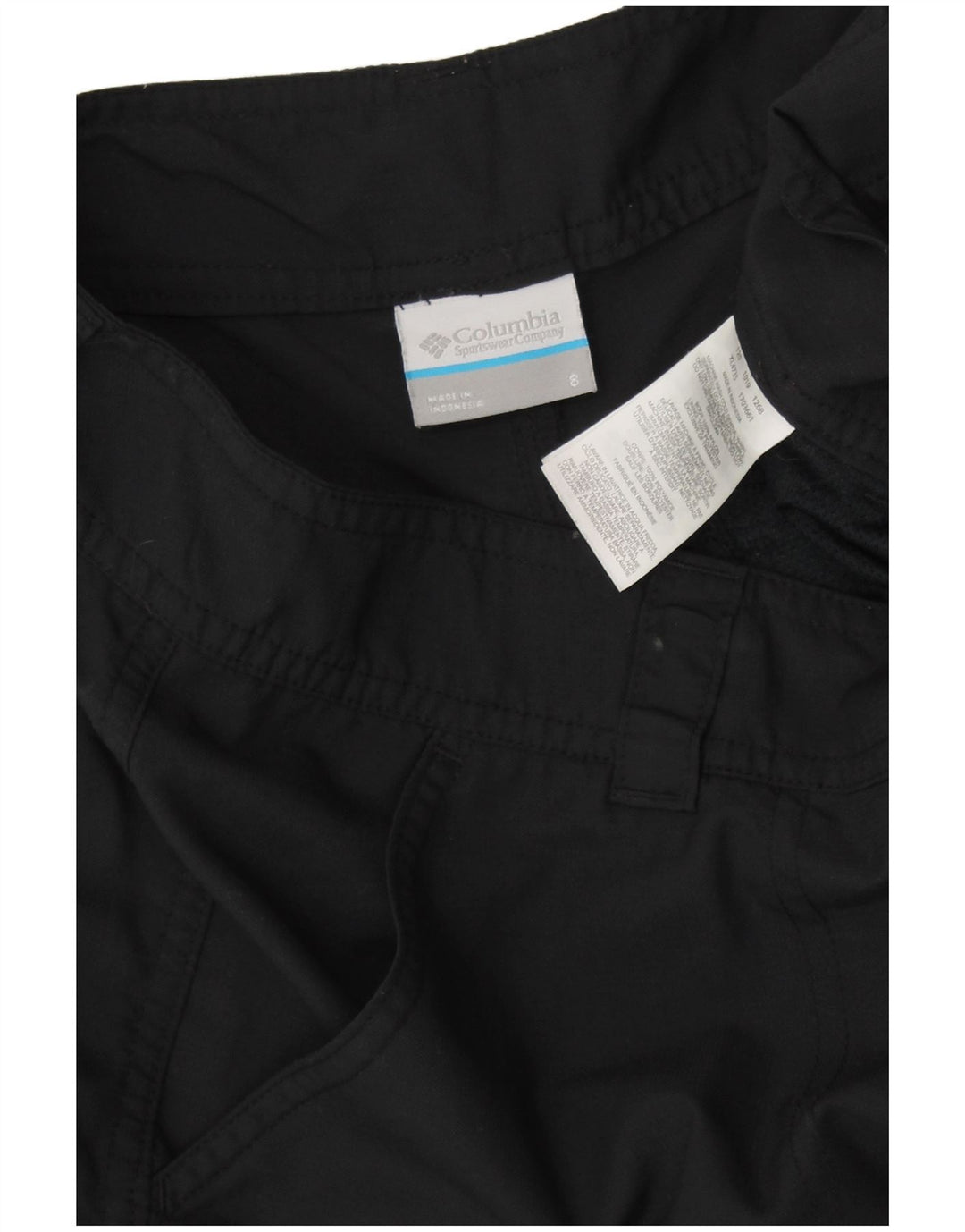 Женские шорты карго COLUMBIA US 8 Medium W32, черный нейлон