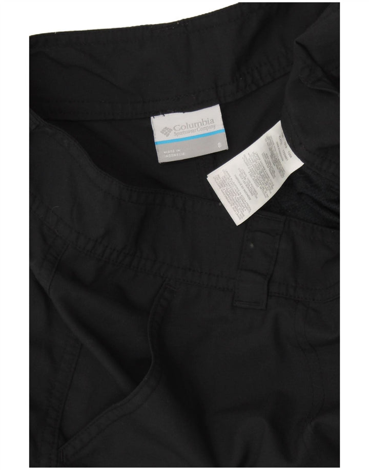 Женские шорты карго COLUMBIA US 8 Medium W32, черный нейлон