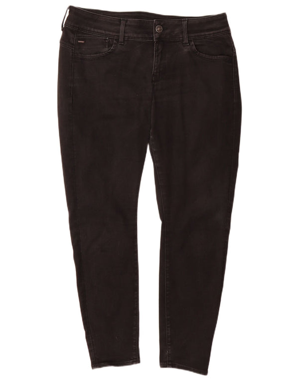 G-STAR Womens Skinny Jeans W35 L30 Black Cotton