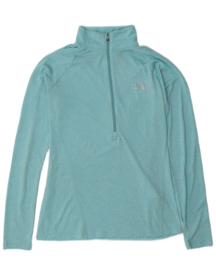 Женский спортивный костюм-пуловер Under Armour Heat Gear, Великобритания 14, средний синий цвет