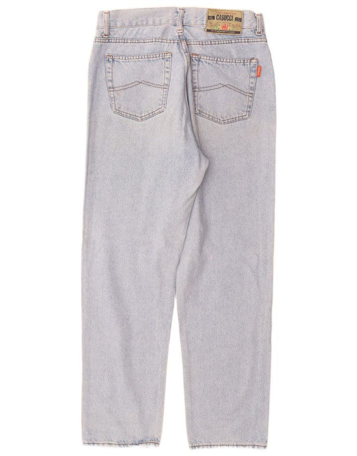 CASUCCI Женские зауженные джинсы с высокой талией IT 50 XL W28 L29 Синий хлопок