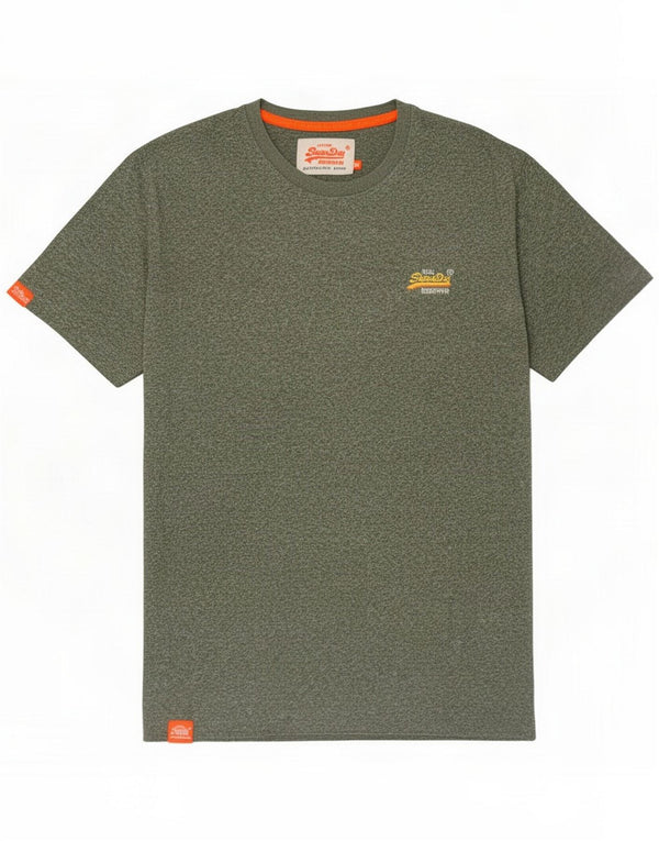 Superdry Мужская футболка Top XL Хаки Крапчатый хлопок
