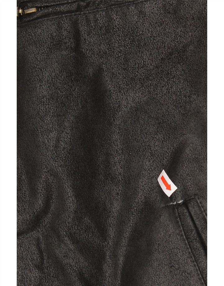 Мужская кожаная куртка Bata IT 48 Medium Black Leather