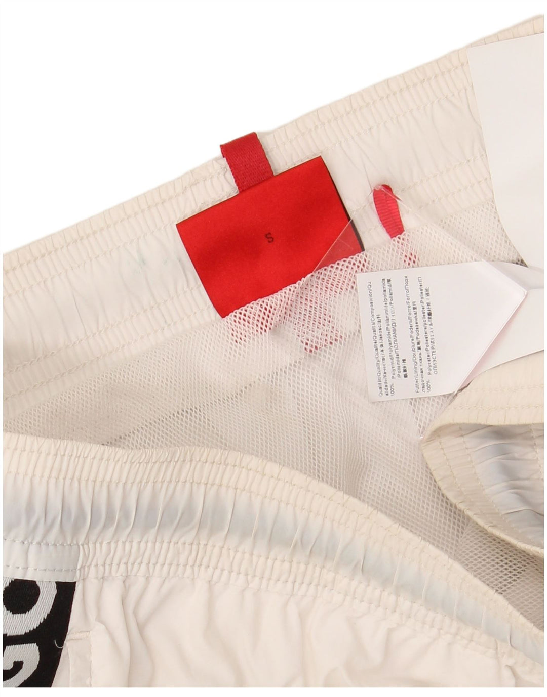 Мужские шорты для плавания HUGO BOSS, маленькие белые из полиамида