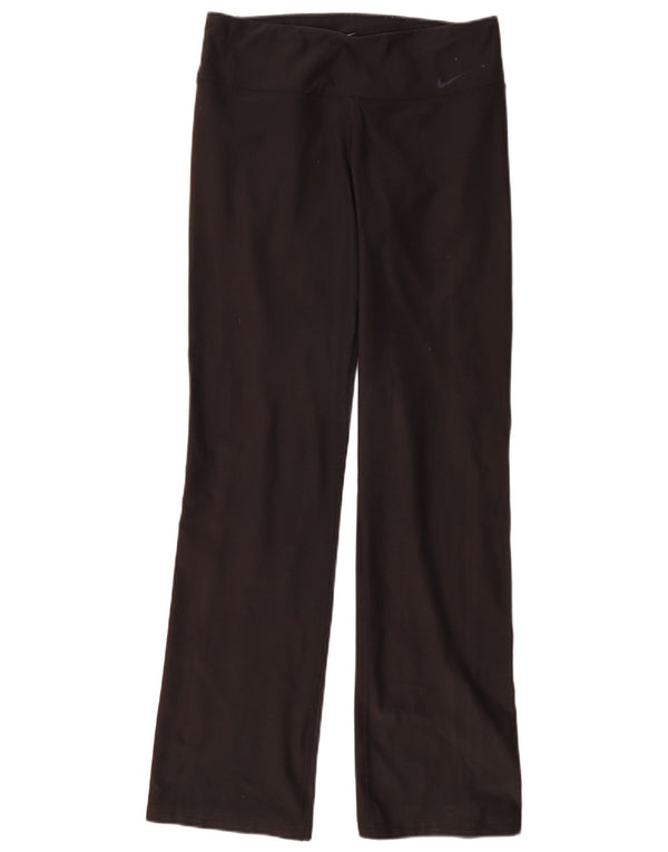 Женские спортивные брюки Nike Dri Fit UK 14, средний черный полиэстер