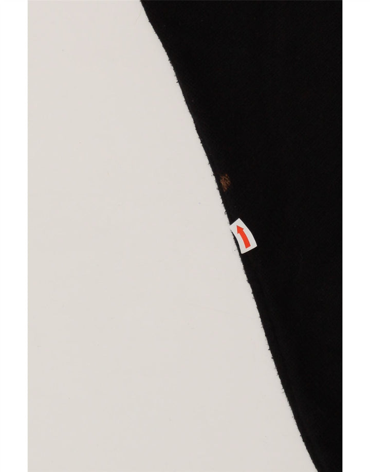 Женский укороченный джемпер с круглым вырезом ZARA UK 10, маленький размер, черный вискоза