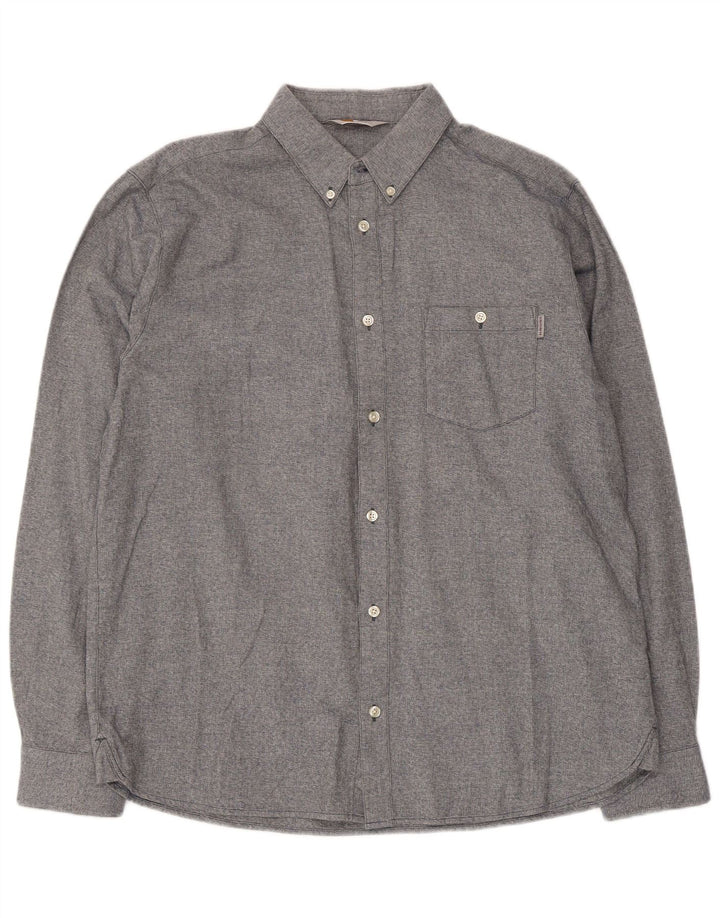Мужская рубашка Carhartt XL серая, хлопок
