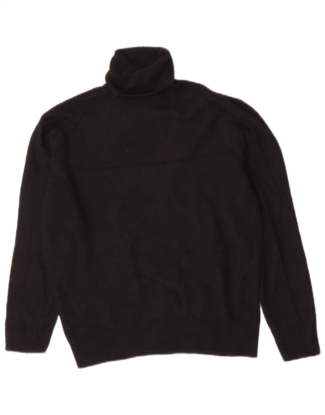 Женский джемпер Zara с высоким воротником, Великобритания 14, средний черный, шерсть