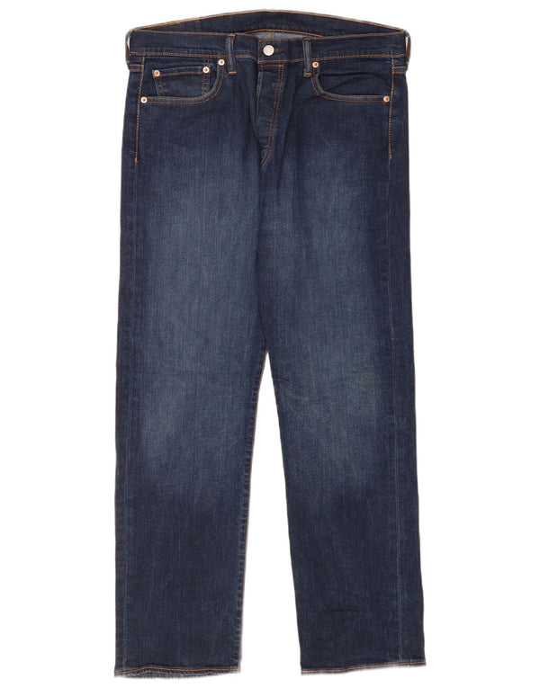 Мужские прямые джинсы Levi's 501 W34 L30 темно-синие